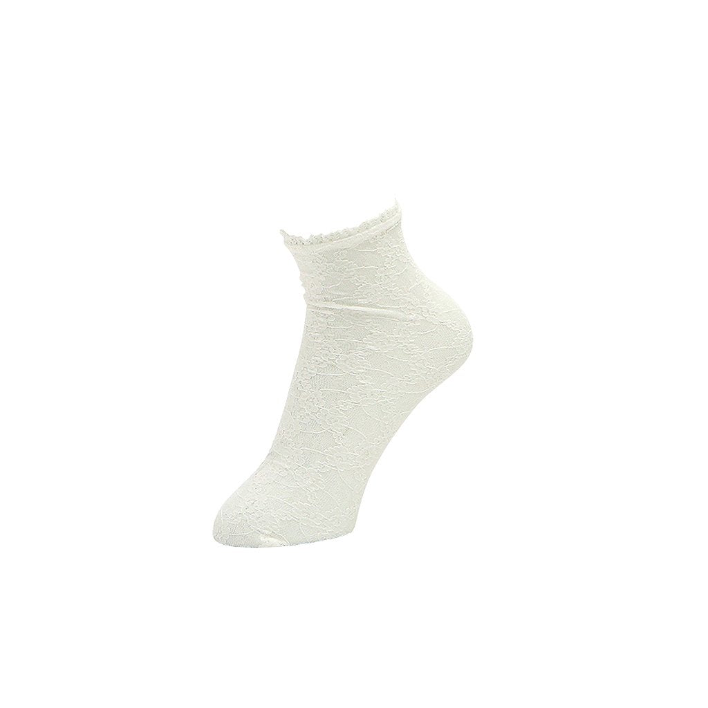 Floral Lace  Quarter Socks