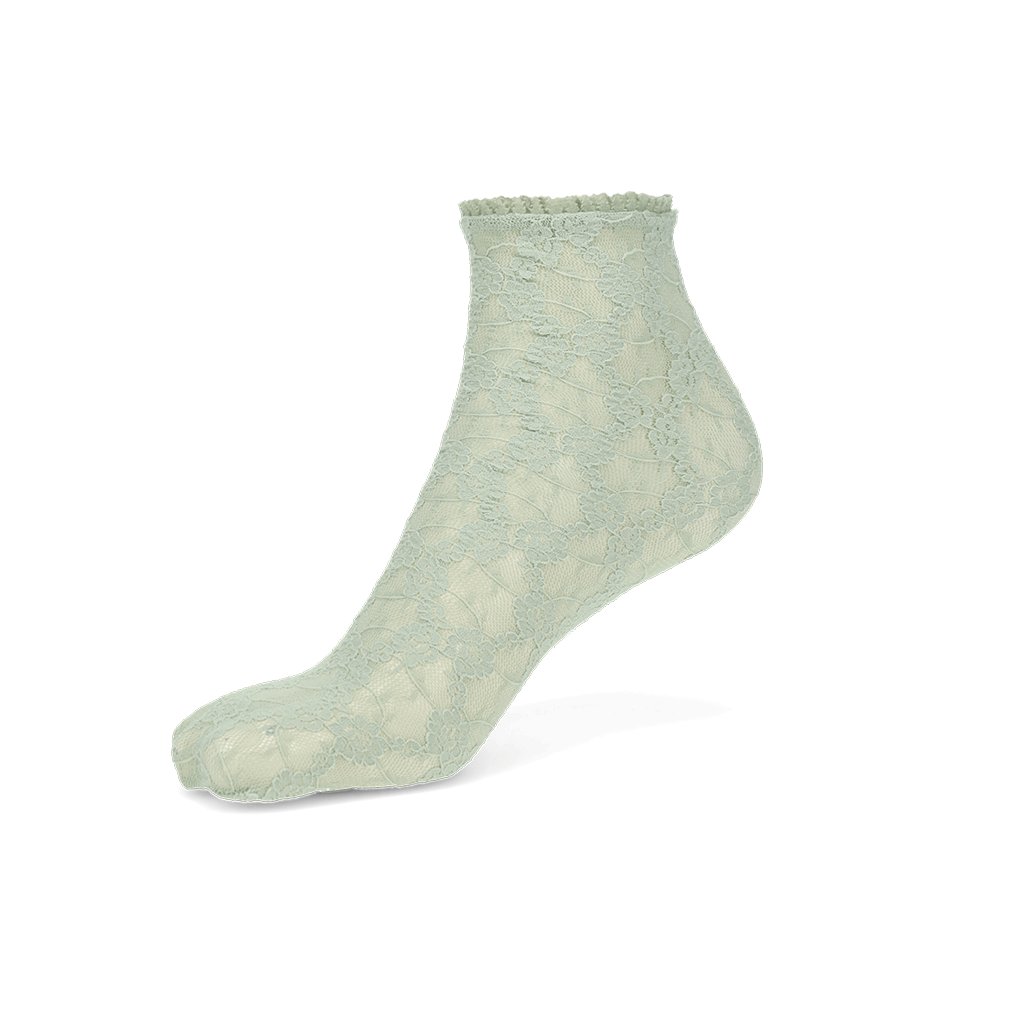 Floral Lace  Quarter Socks