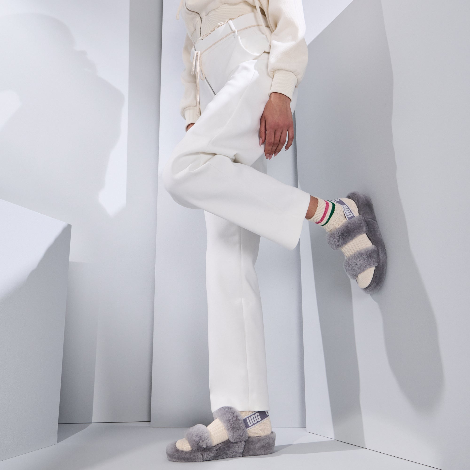 Striped Cotton  Quarter Socks