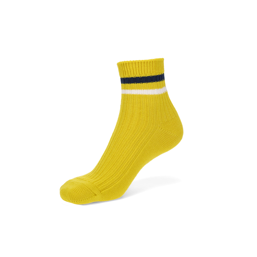 Striped Cotton  Quarter Socks
