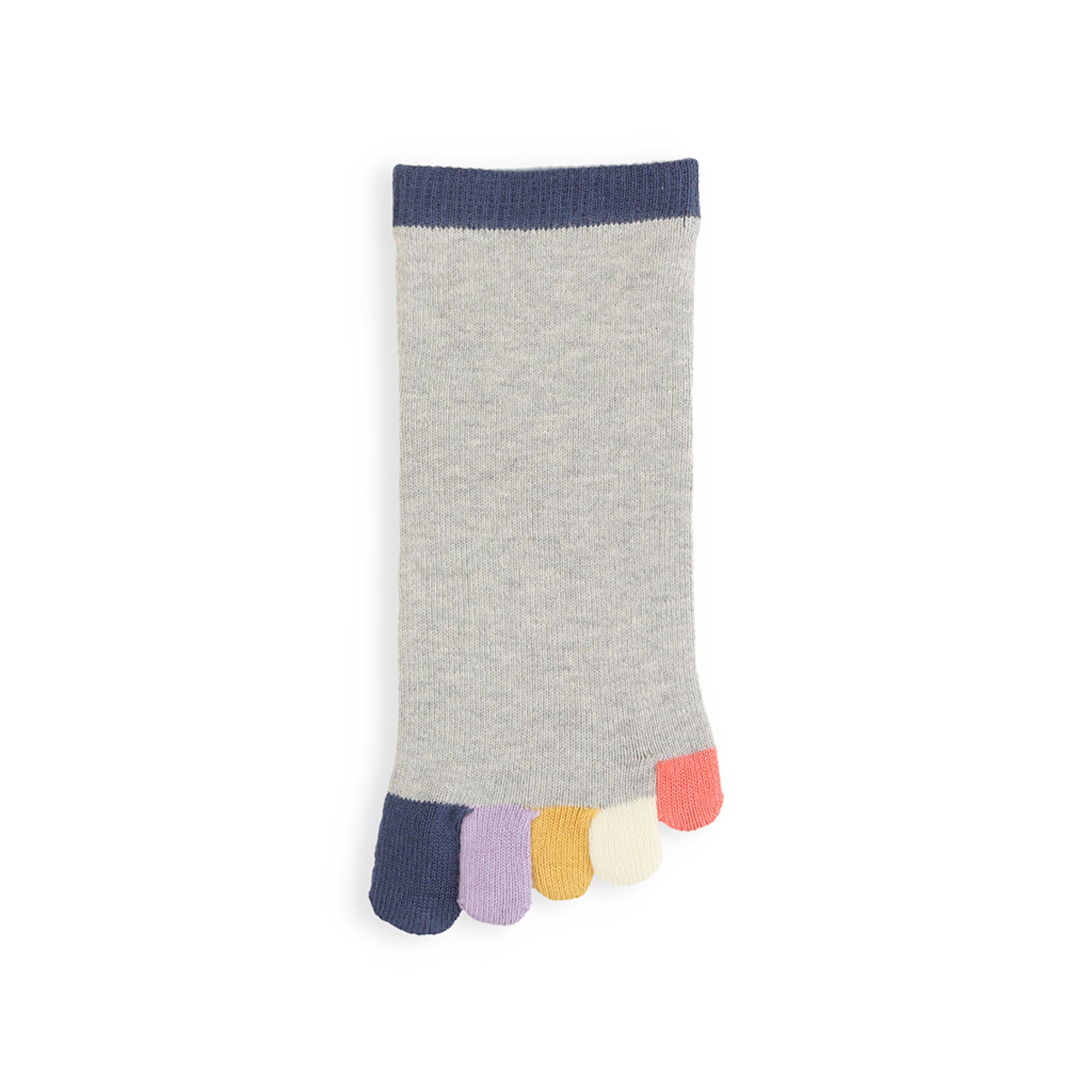 Colorful Toes Cotton  Quarter Socks