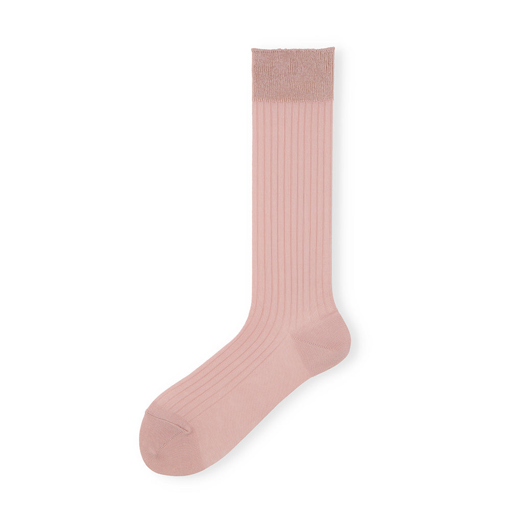 Sheer Cotton Crew Socks