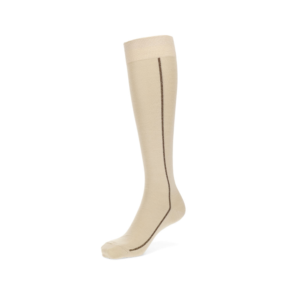 Glitter Line Light Merino  Knee-High Socks