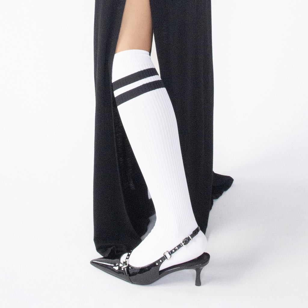 Striped Dry  Knee-High Socks