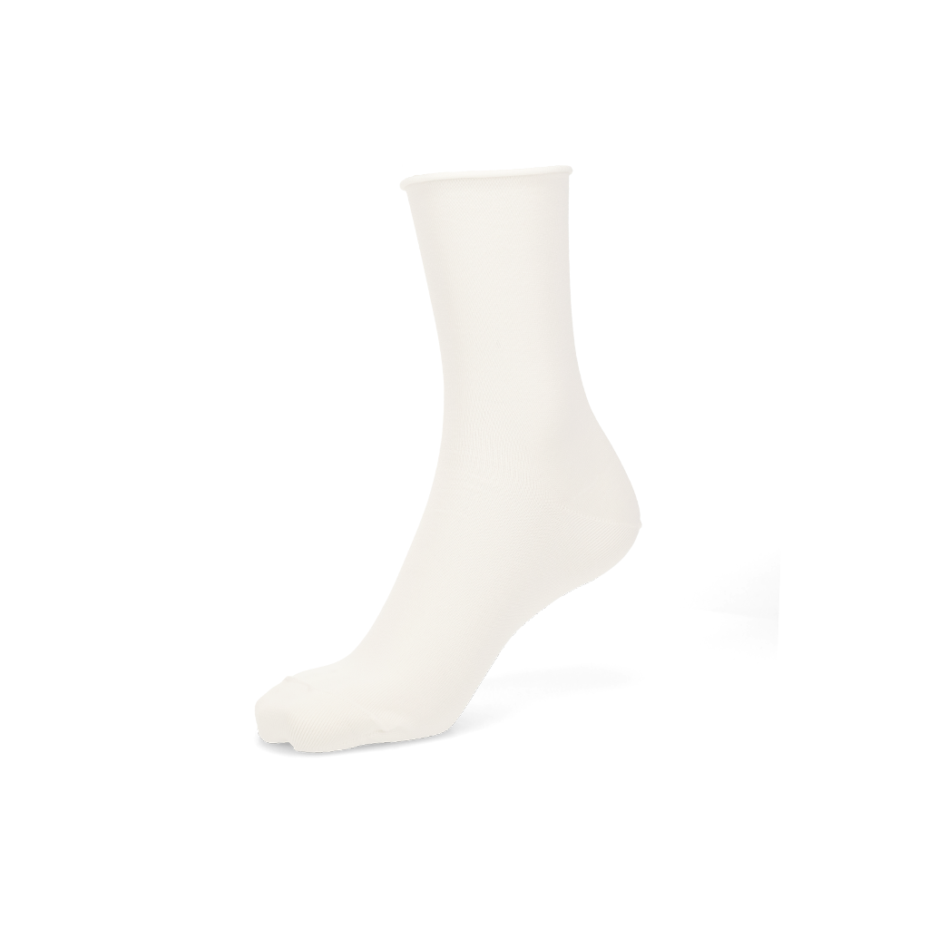 Premium Silky Cotton Plain  Crew Socks