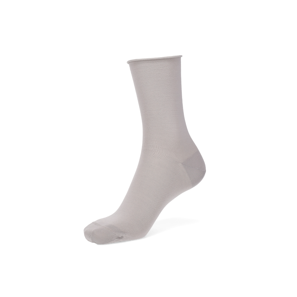 Premium Silky Cotton Plain  Crew Socks