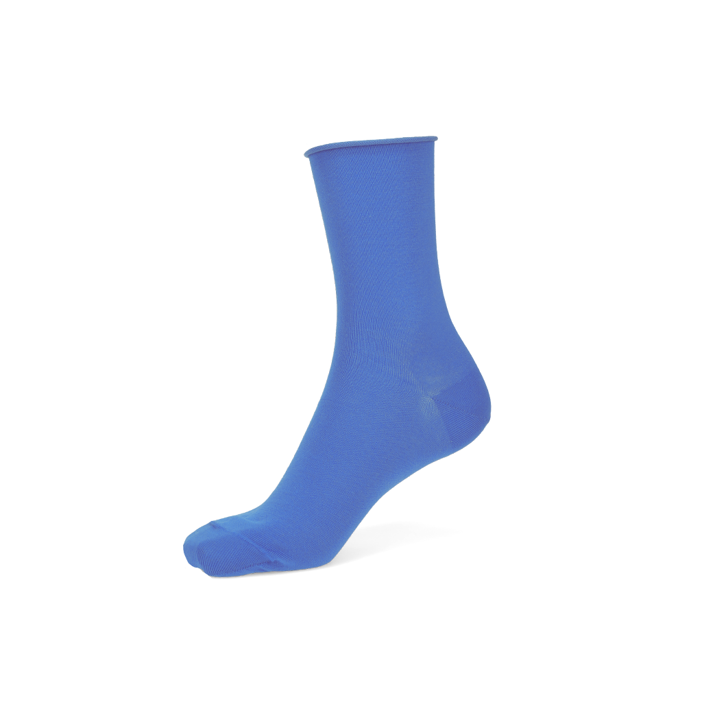 Premium Silky Cotton Plain  Crew Socks