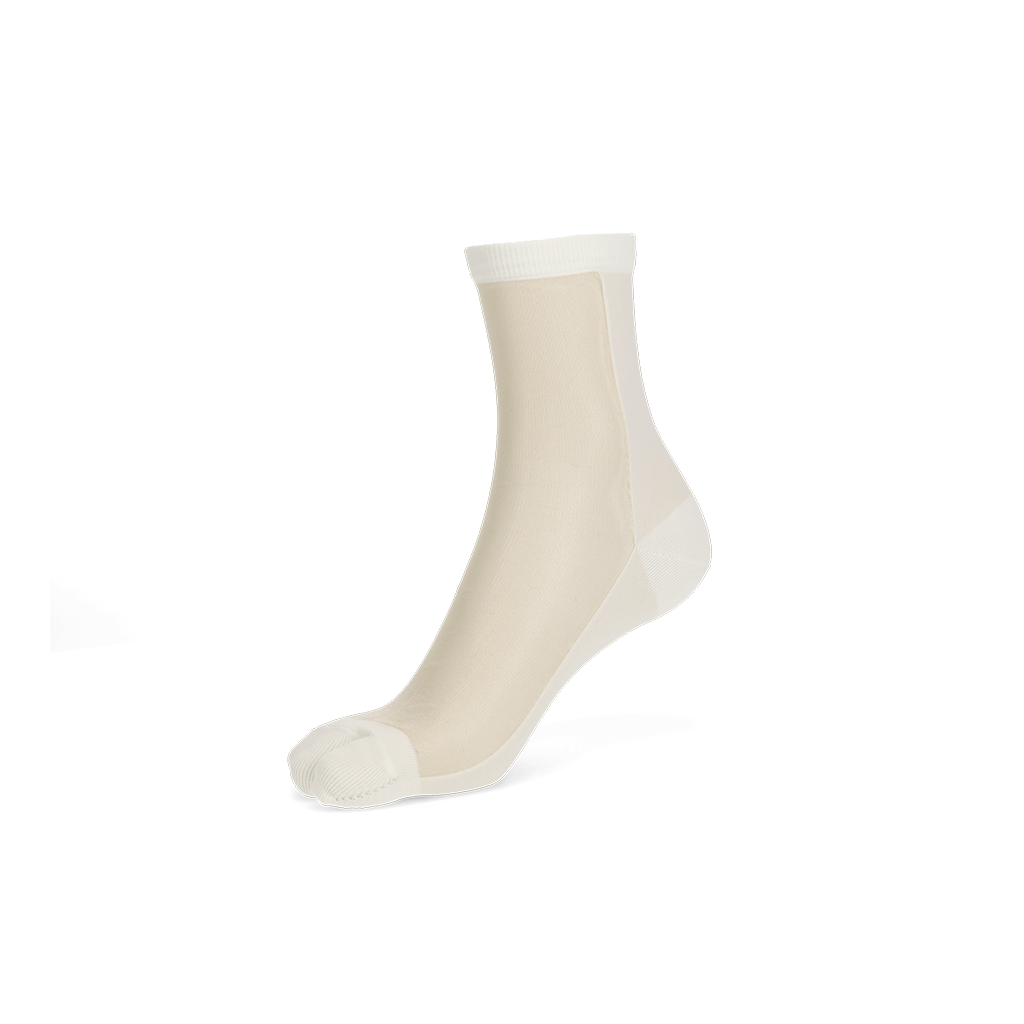 Two-Tone Tabi  Crew Socks