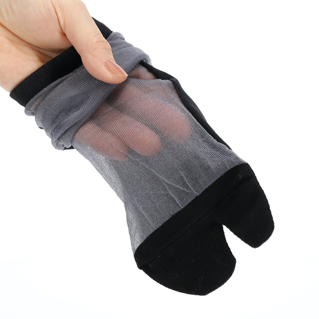 Two-Tone Tabi  Crew Socks