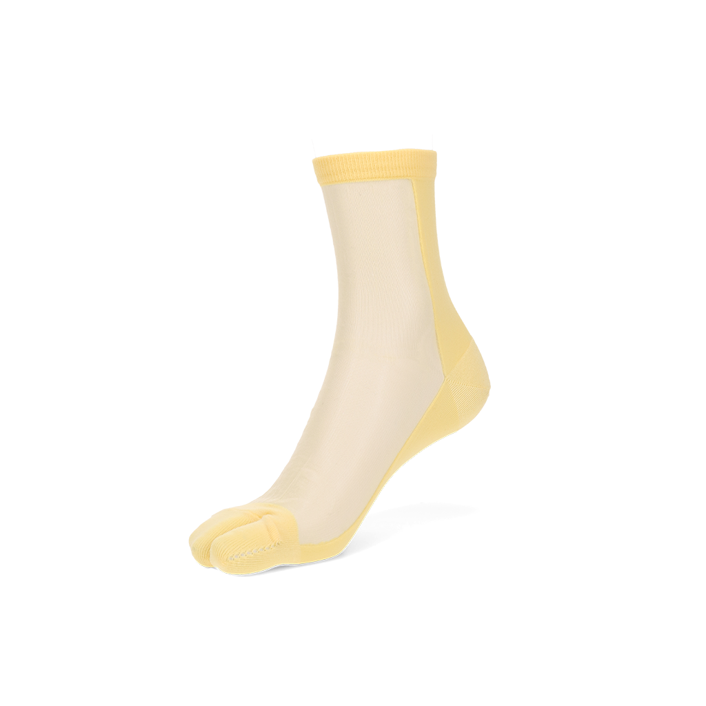 Two-Tone Tabi  Crew Socks