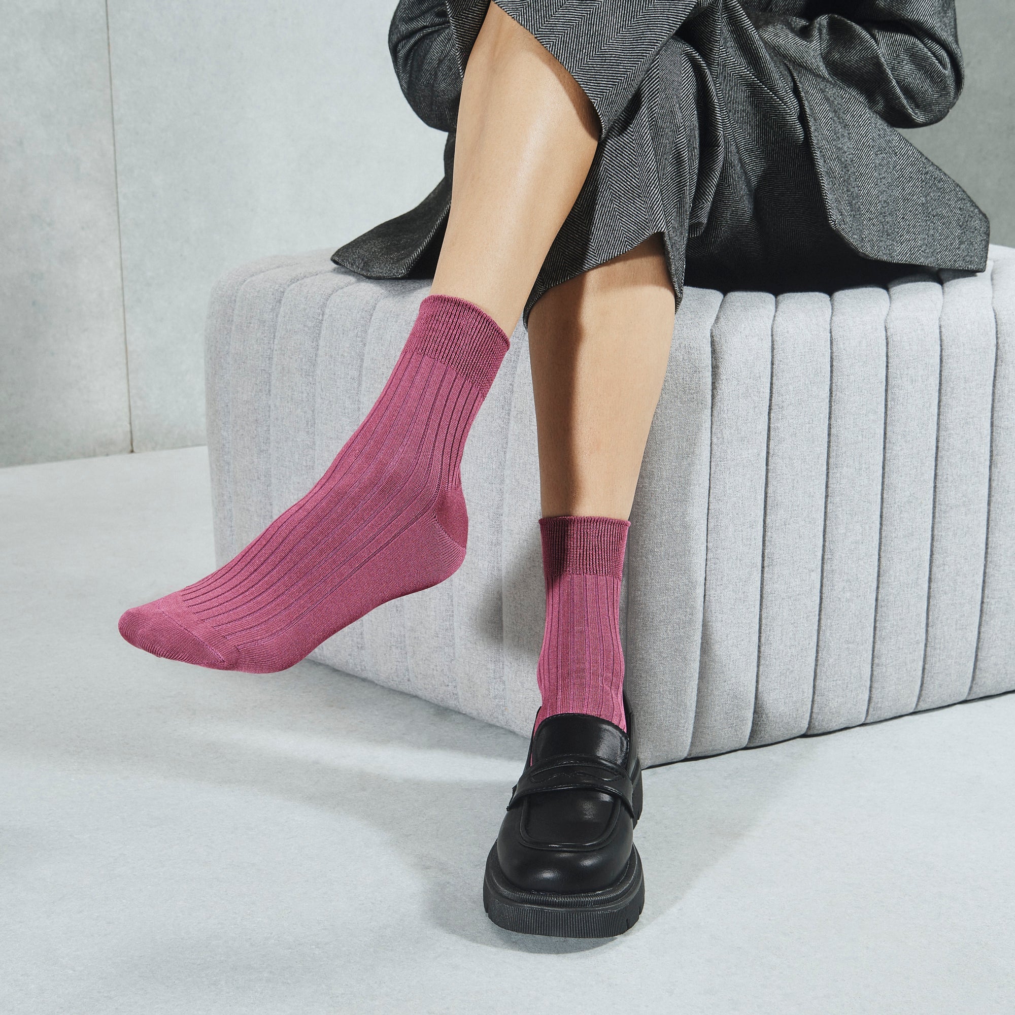 Premium Silky Cotton  Quarter Socks
