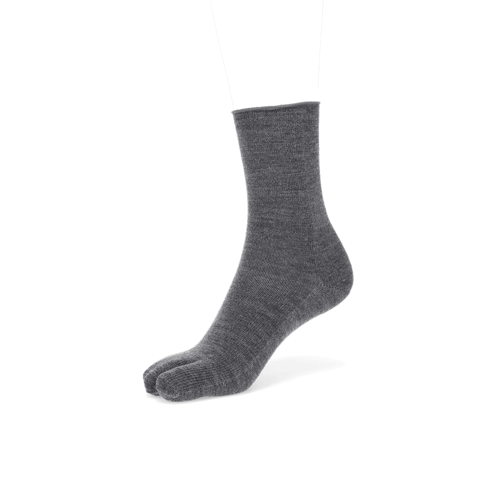 Super Extra Fine Merino Wool Tabi  Crew Socks
