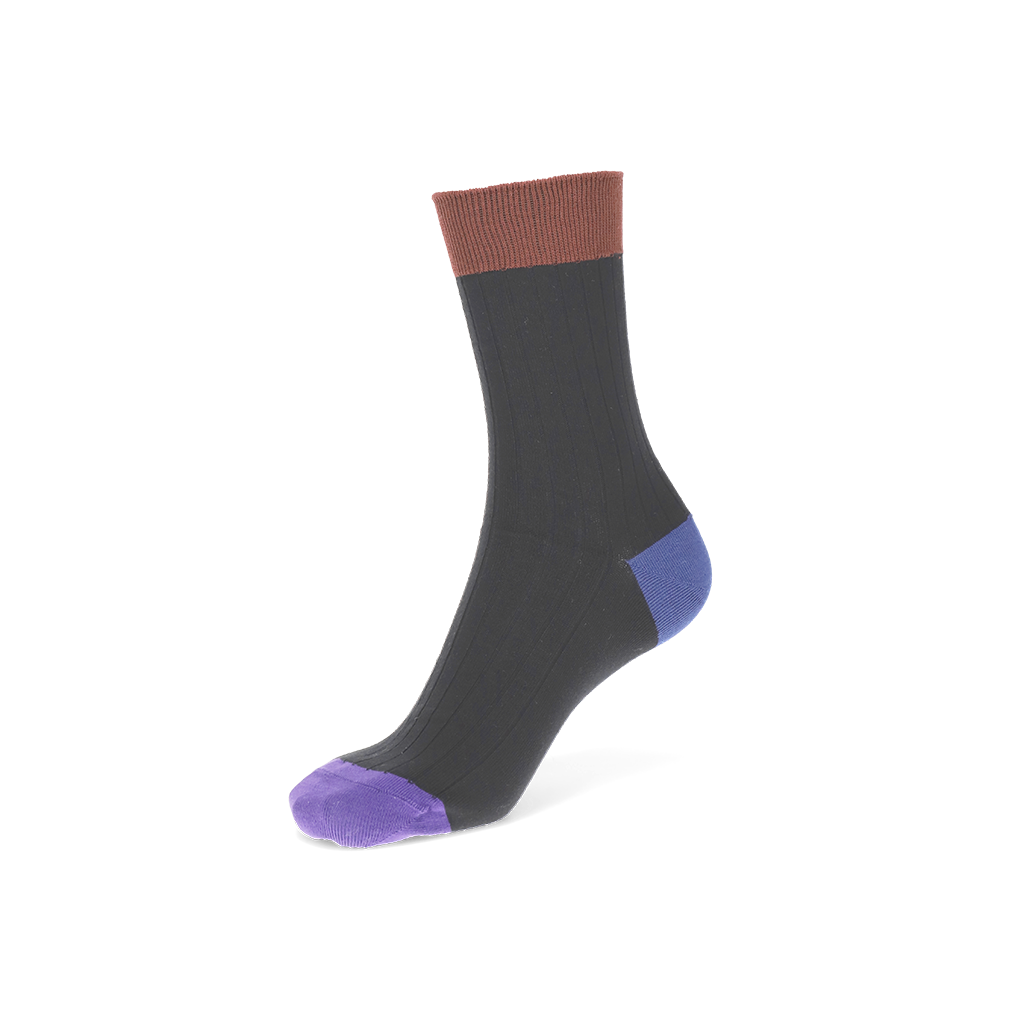 Quattro Colored Cotton  Crew Socks