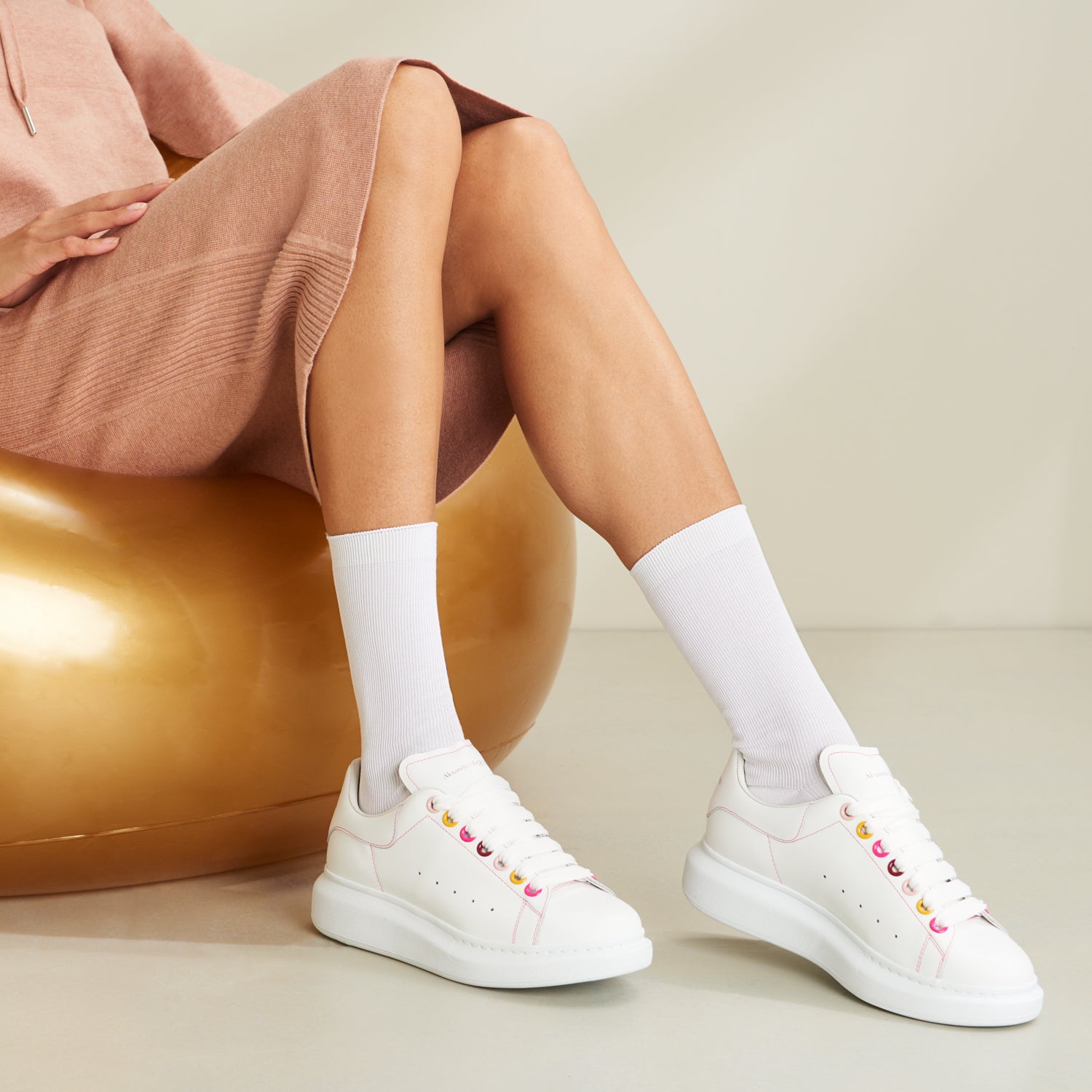 Premium Suvin Gold Cotton  Crew Socks