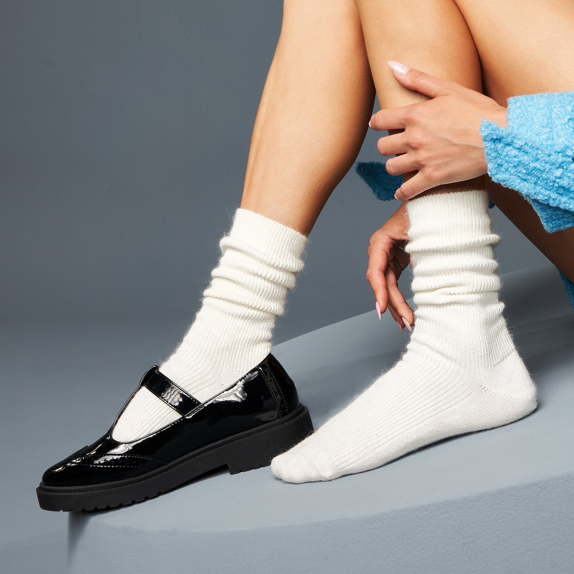 Angora Crew Socks
