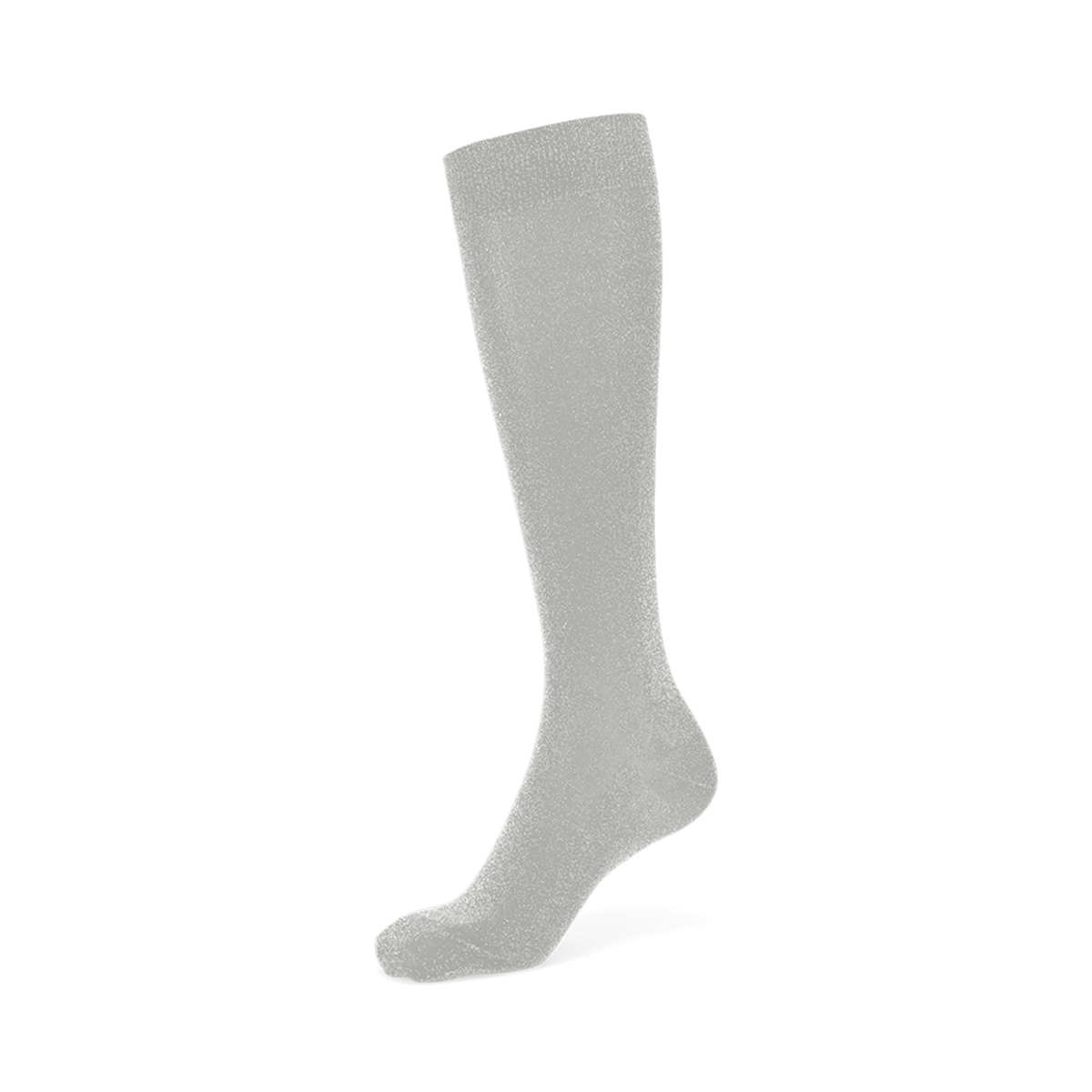 Soft Lamé Semi-Sheer  Knee-High Socks