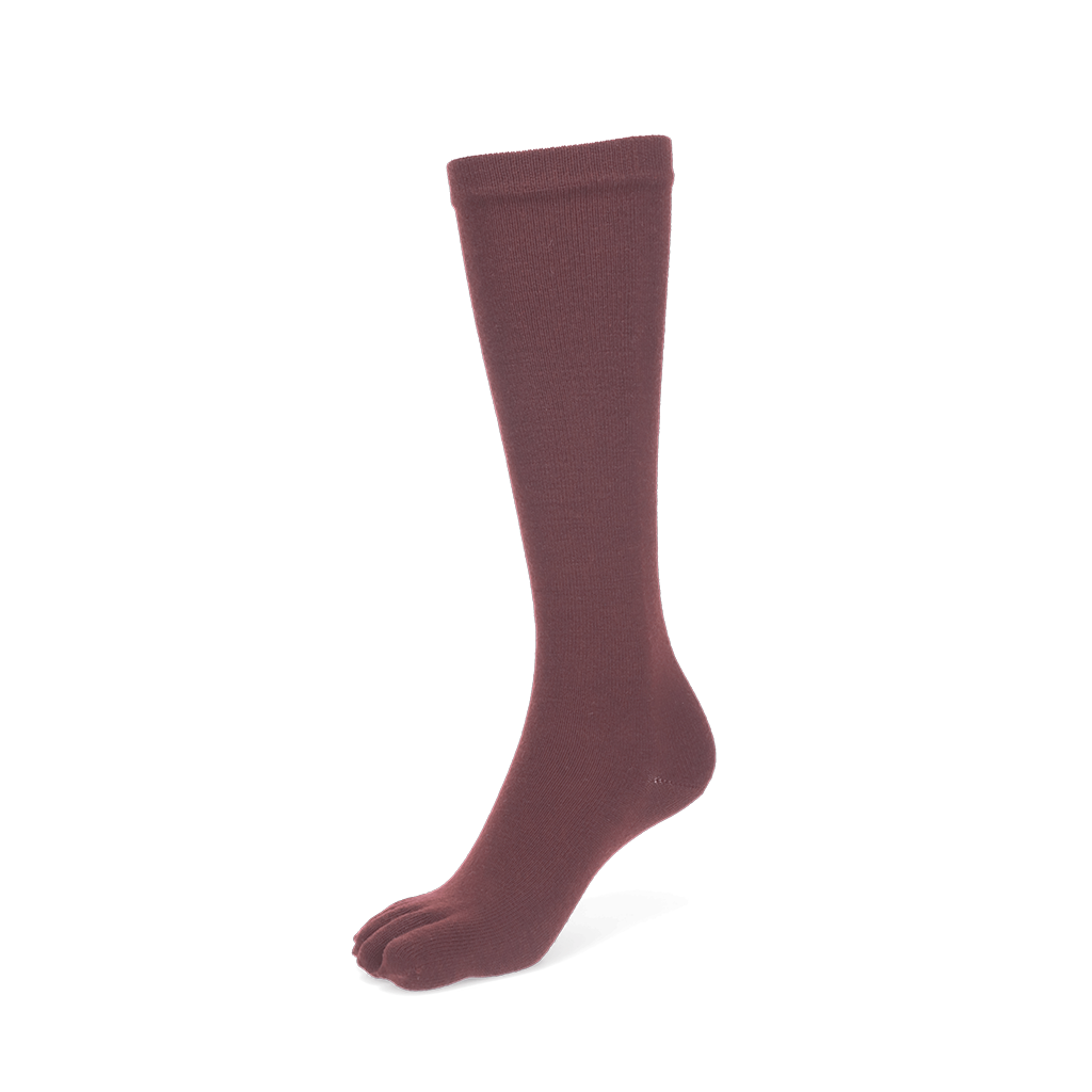 Super Extra Fine Merino Wool  Toe Knee-High Socks