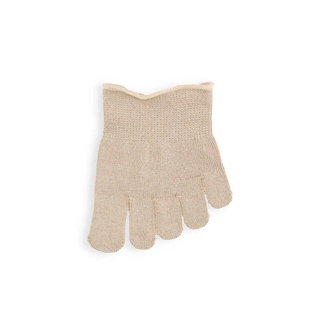 Green Tea Silk Toe Cover Socks