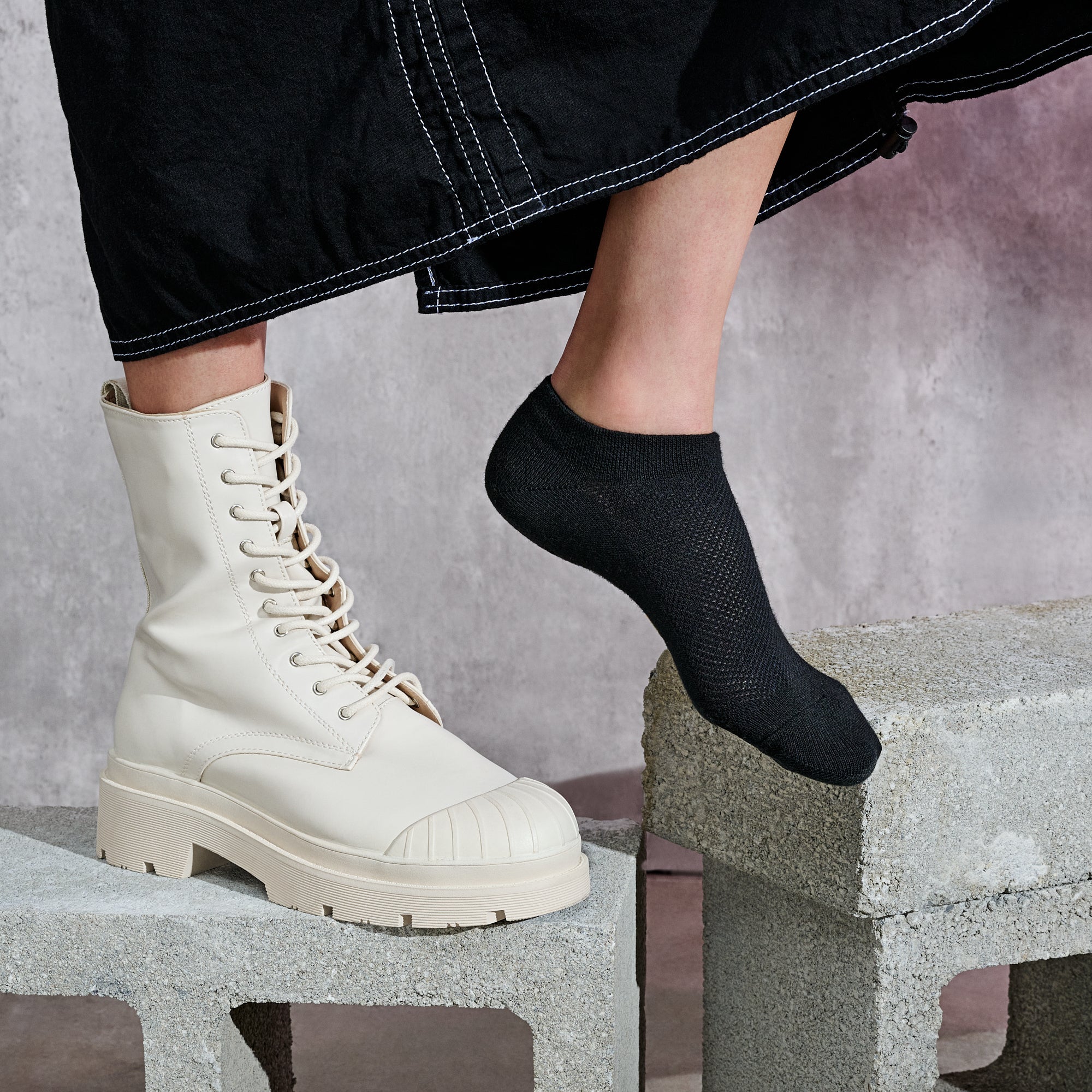 Green Tea Cotton  Ankle Socks