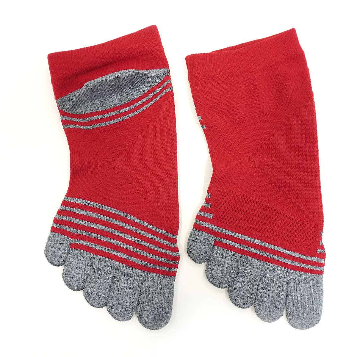 Super Fit Grip Run Toe  Socks