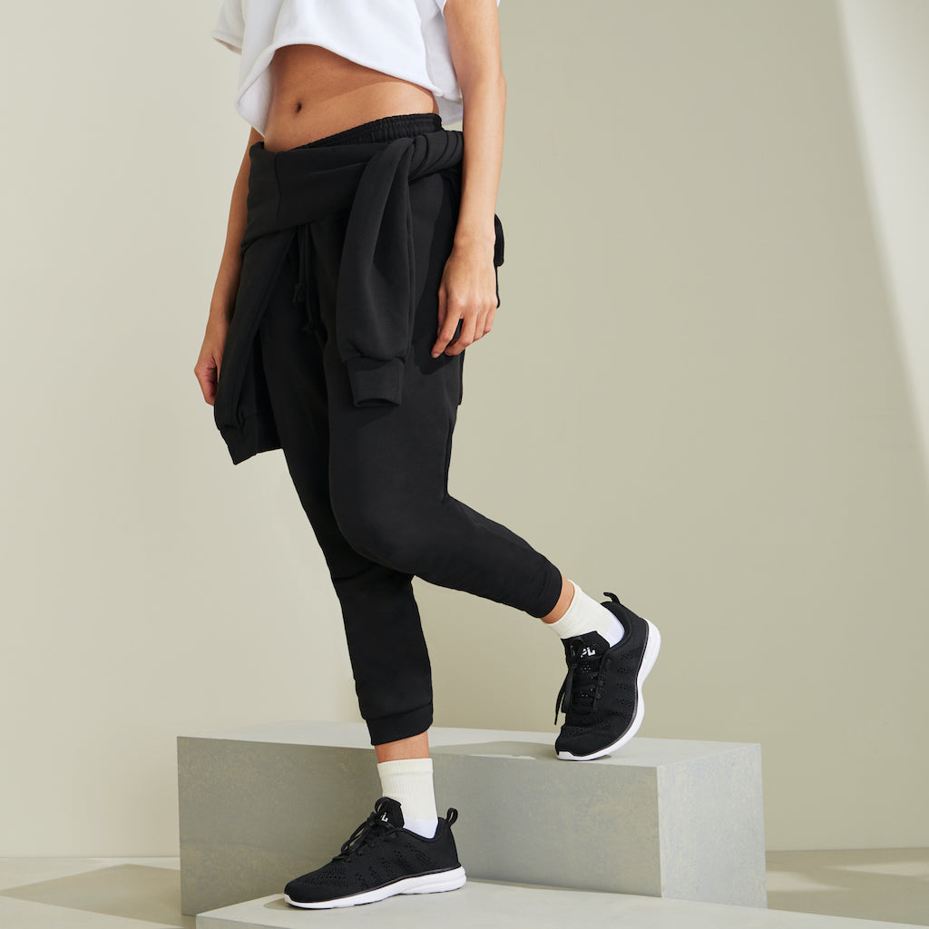 Signature Run Toe  Crew Socks