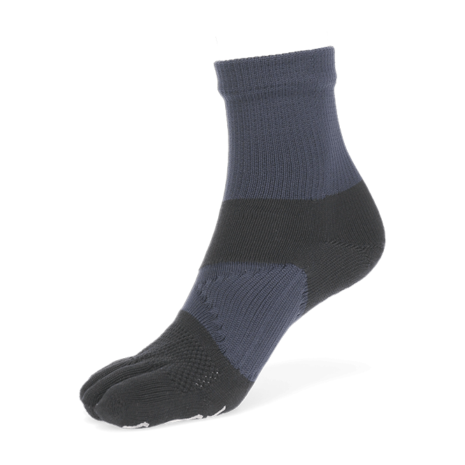 Signature Run Toe  Crew Socks