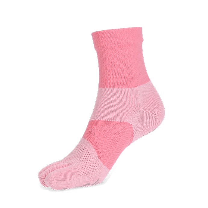 Signature Run Toe  Crew Socks