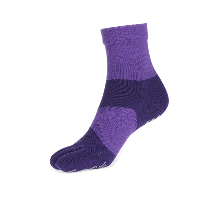 Signature Run Toe  Crew Socks