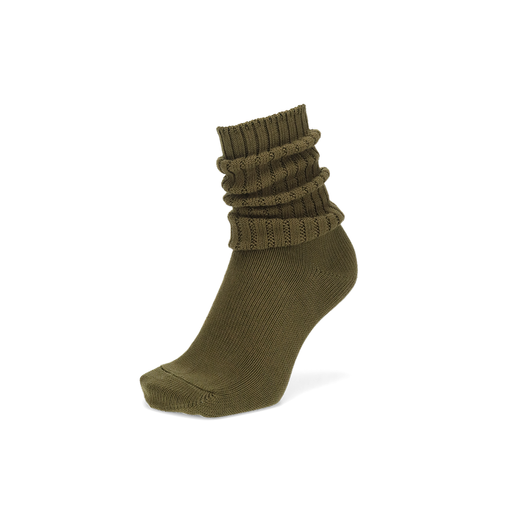 TABIO's COTTON Richell Ribbed  Crew Socks