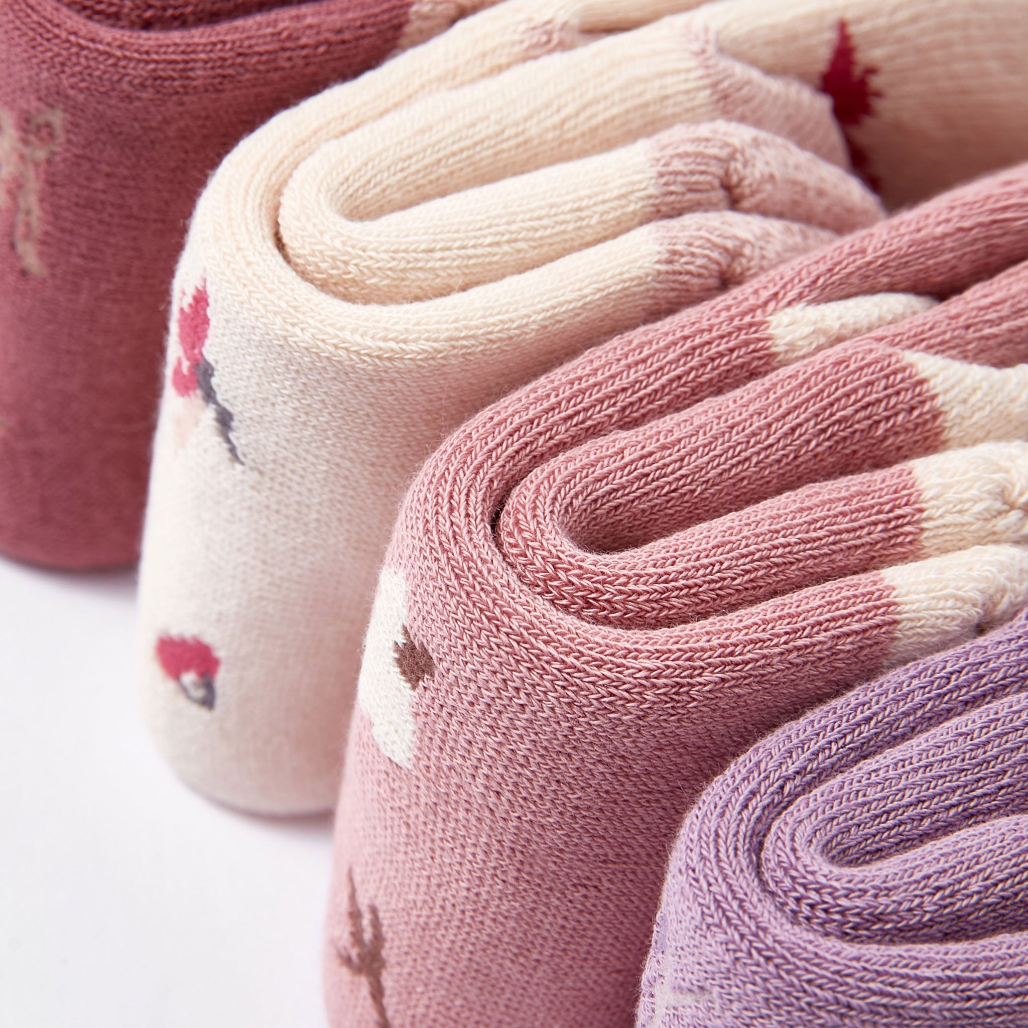 Little Wonder Things II - Extra Warm- 4 Pairs of Stay-On Baby & Toddler Non-Slip Socks