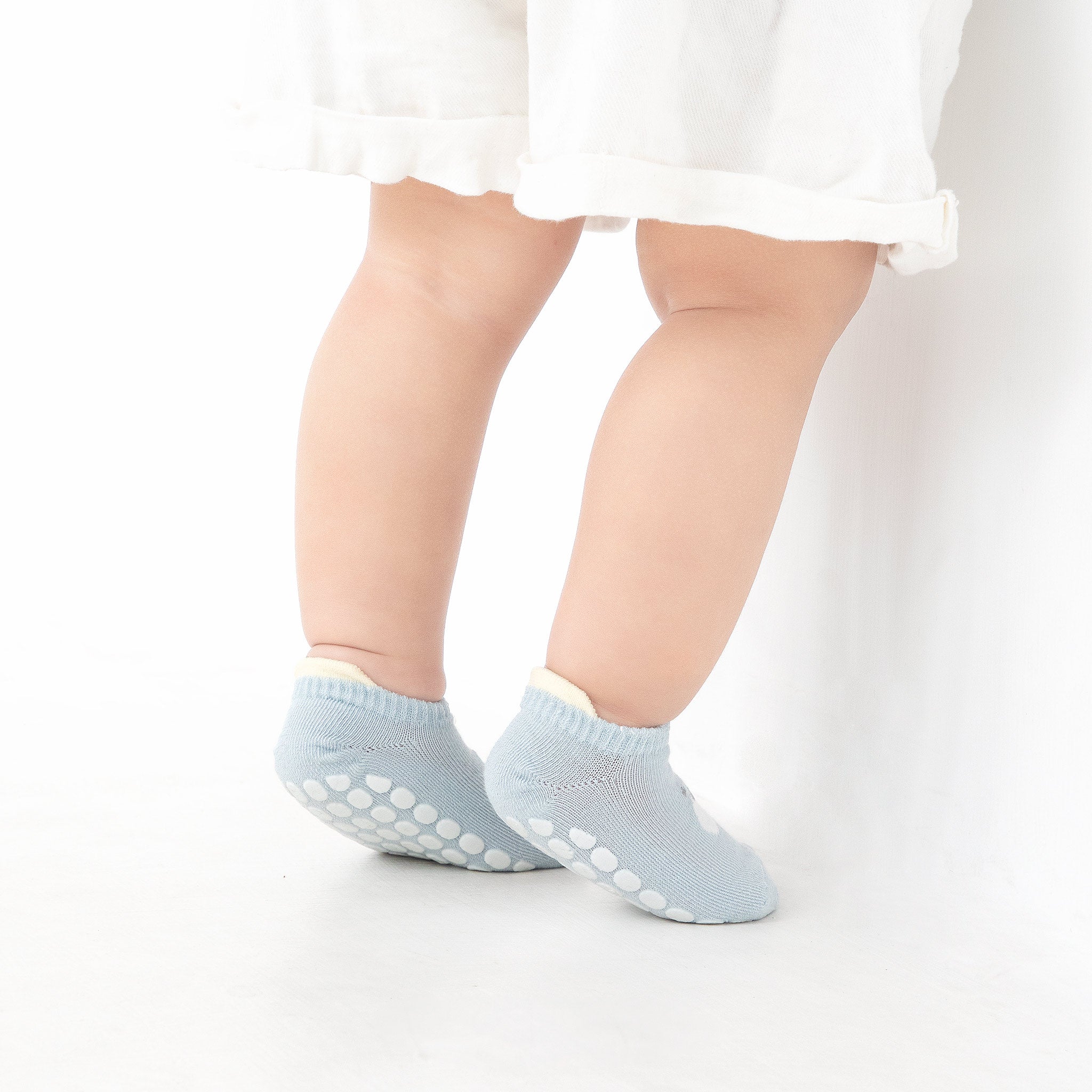 Into The Wild Short- 4 Pairs of Stay-On Baby & Toddler Non-Slip Socks