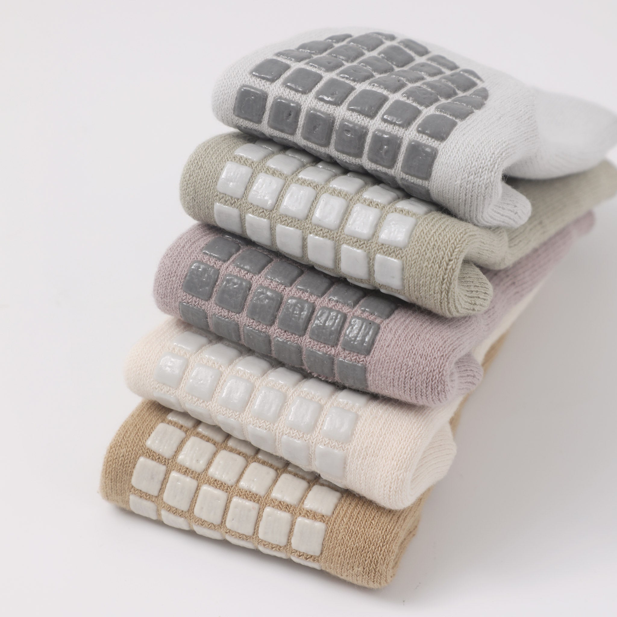 Into The Wild II - Extra Warm- 4 Pairs of Stay-On Baby & Toddler Non-Slip Socks