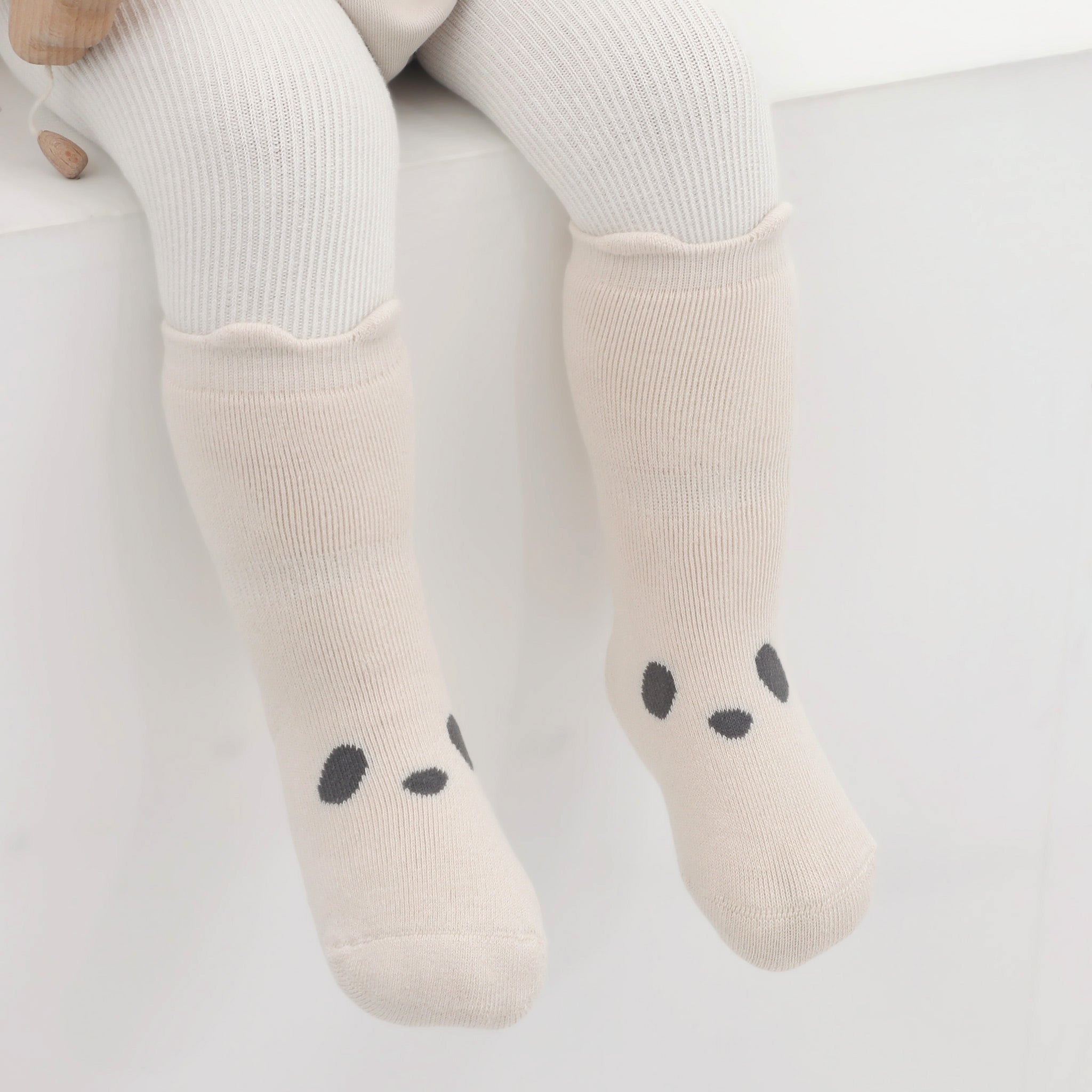 Into The Wild II - Extra Warm- 4 Pairs of Stay-On Baby & Toddler Non-Slip Socks