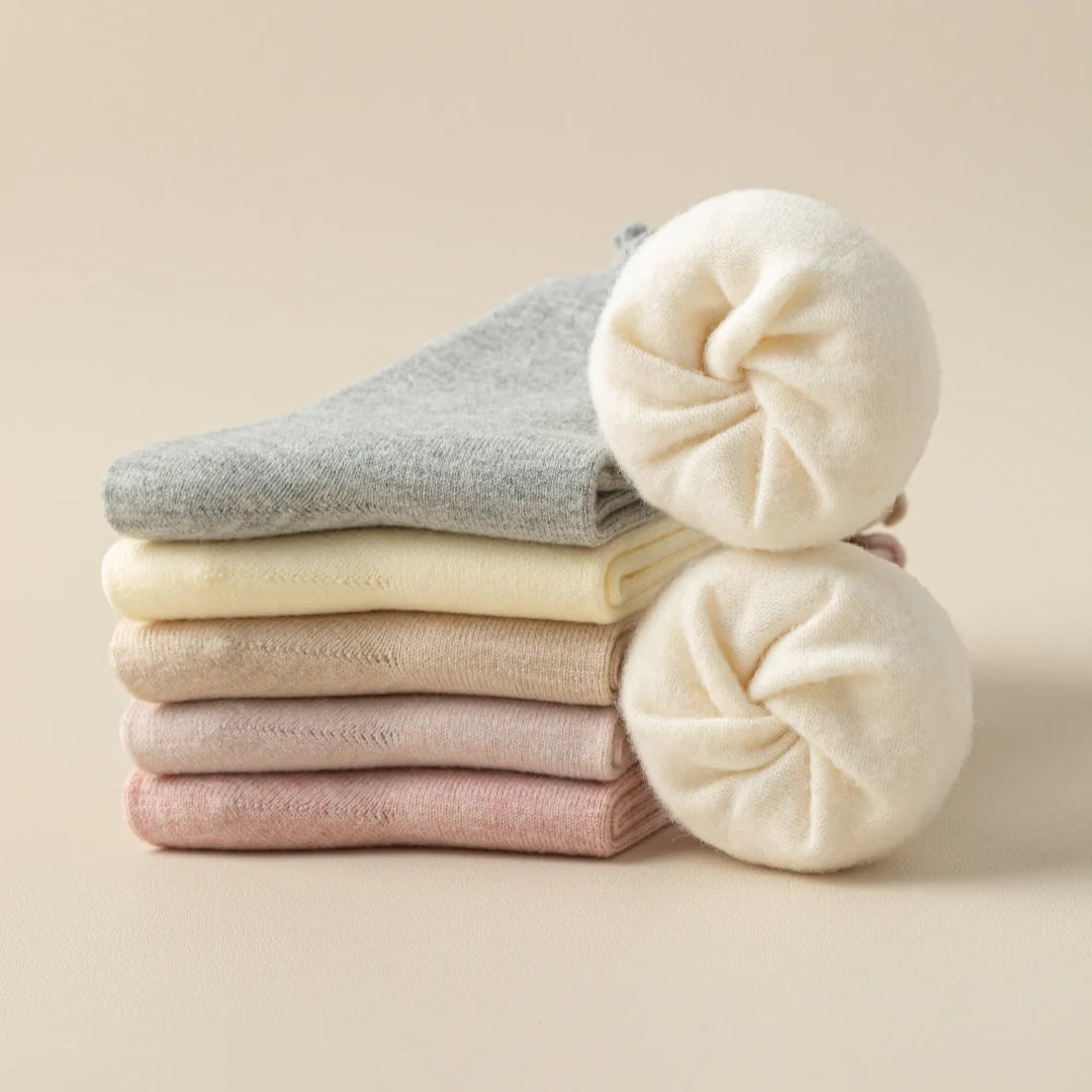 Wool Blend Ruffle-Top Crew