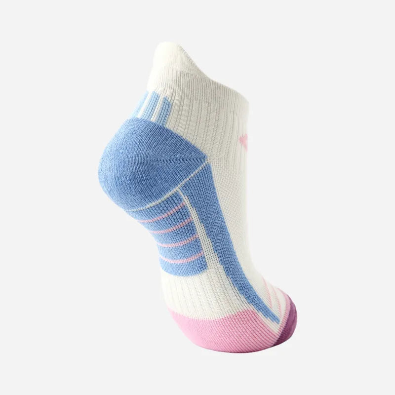 Performance Cushioned Ankle Socks - White
