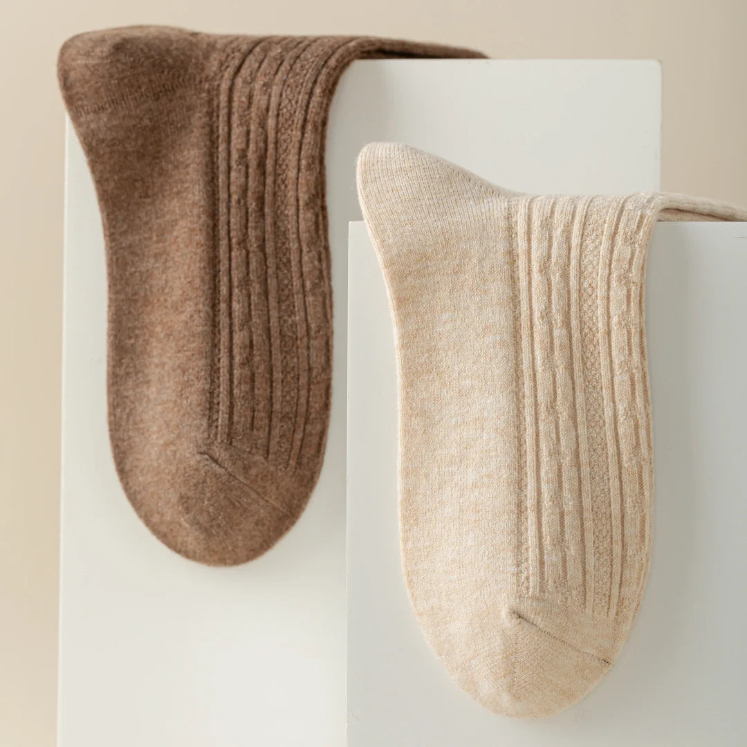 Vintage Cable Knit Crew