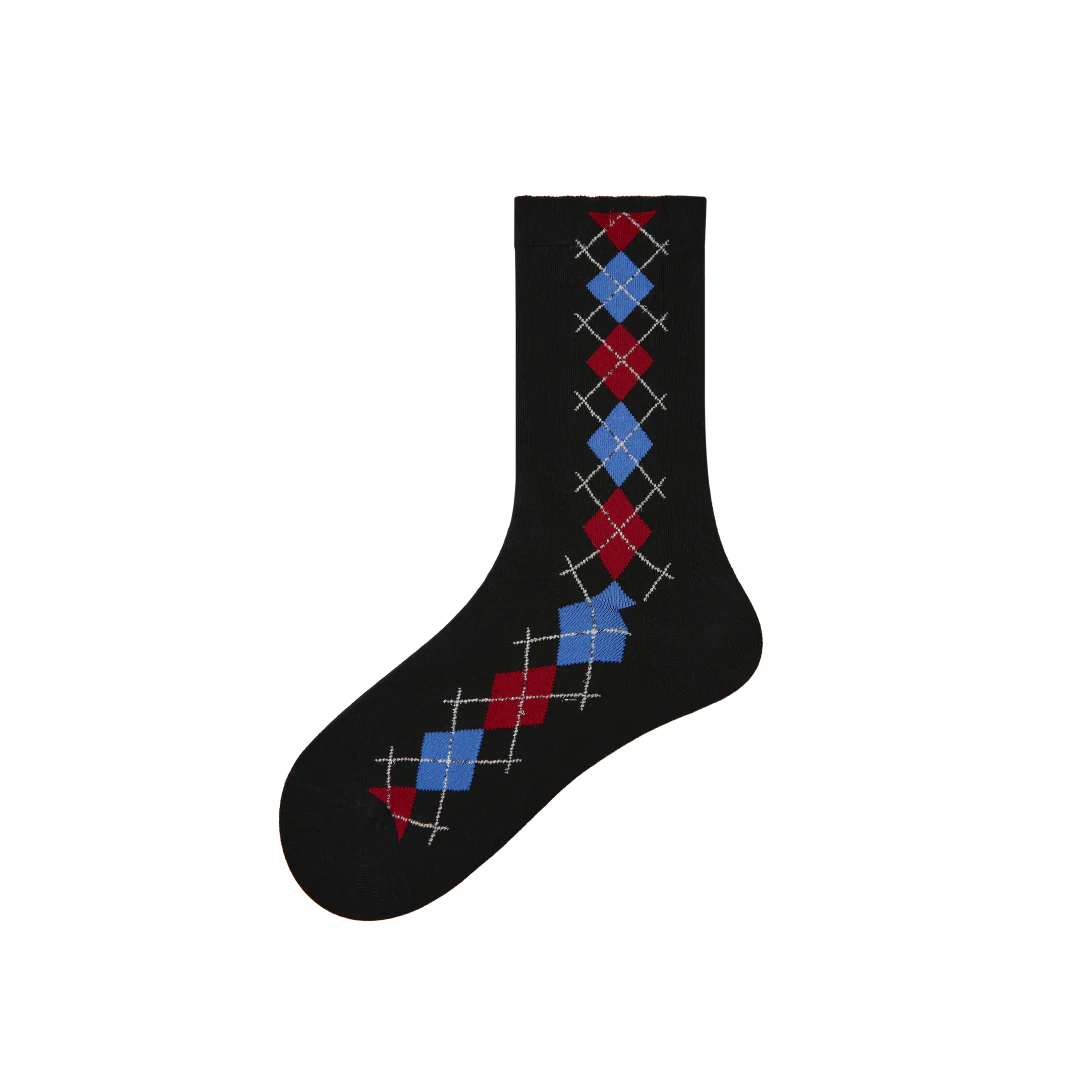 Modern Preppy Patterned Crew 3-Pack