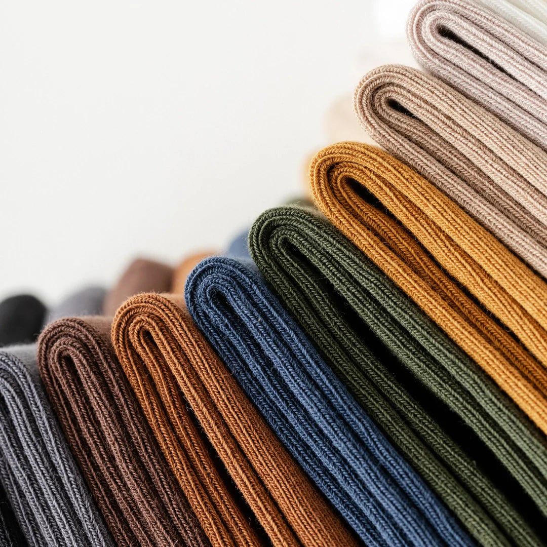 Smooth Knit Cotton Socks
