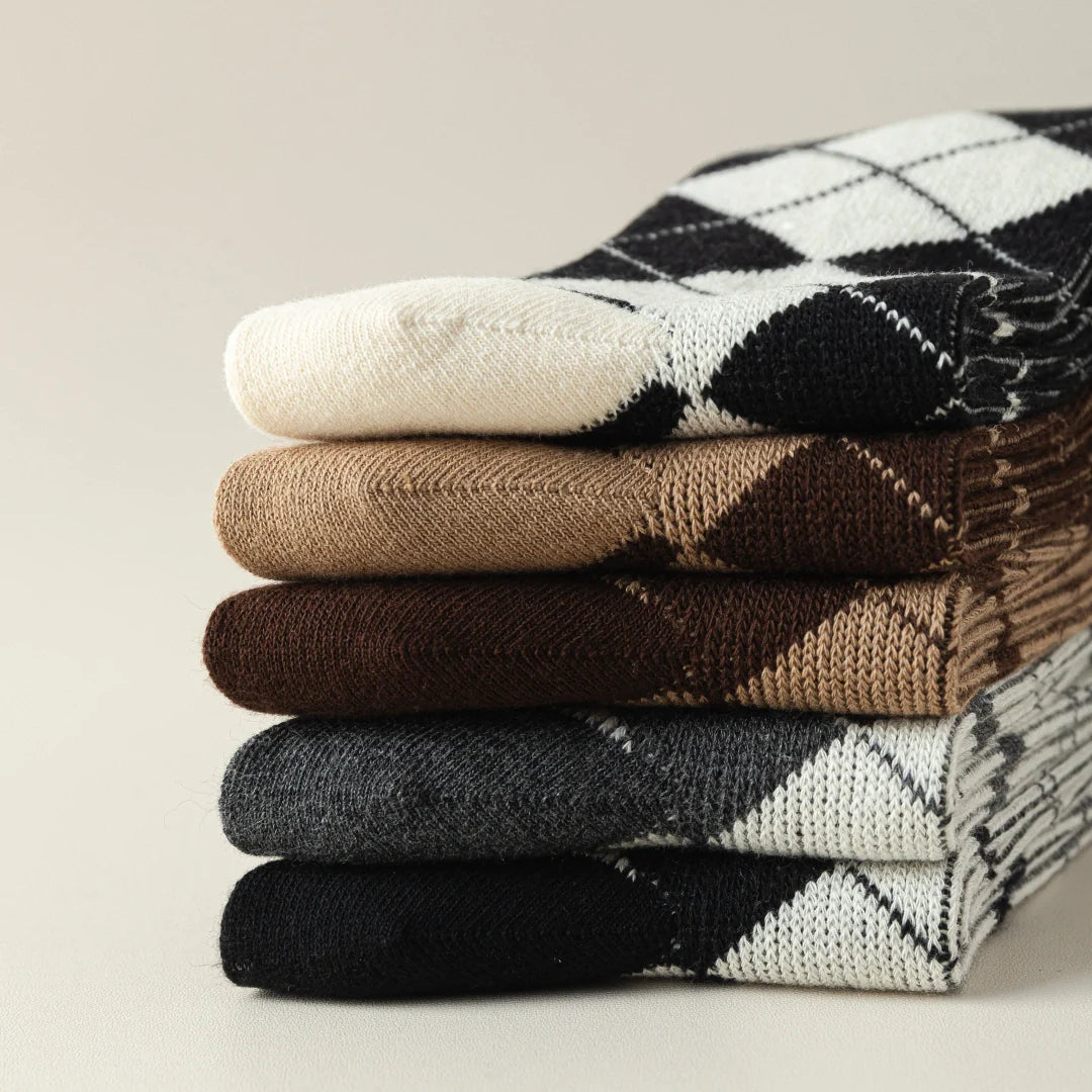 Argyle Preppy Knee-High