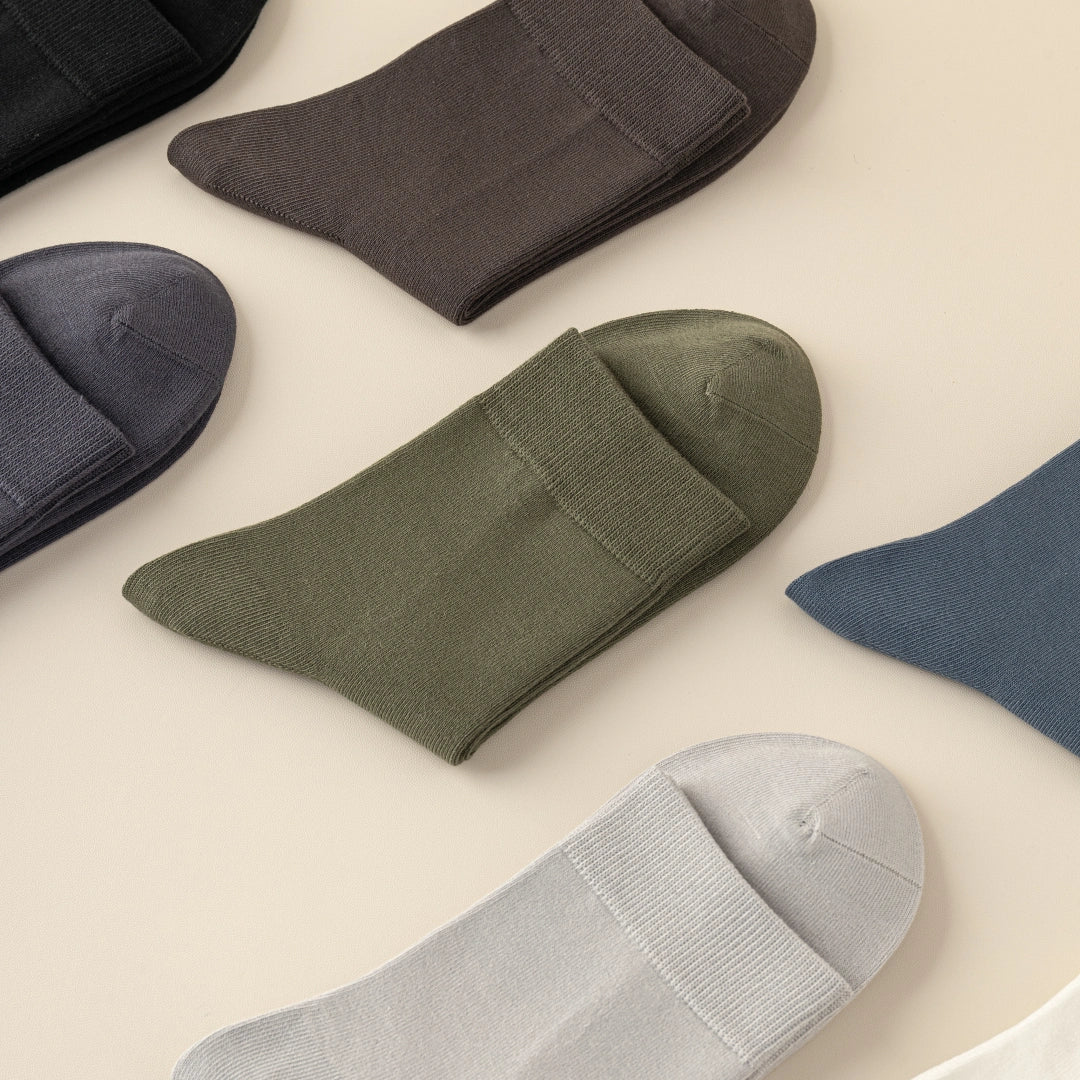 Basic Cotton Crew Socks