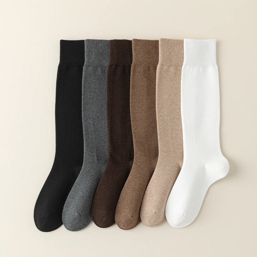 High-Cotton Smooth Knee-High