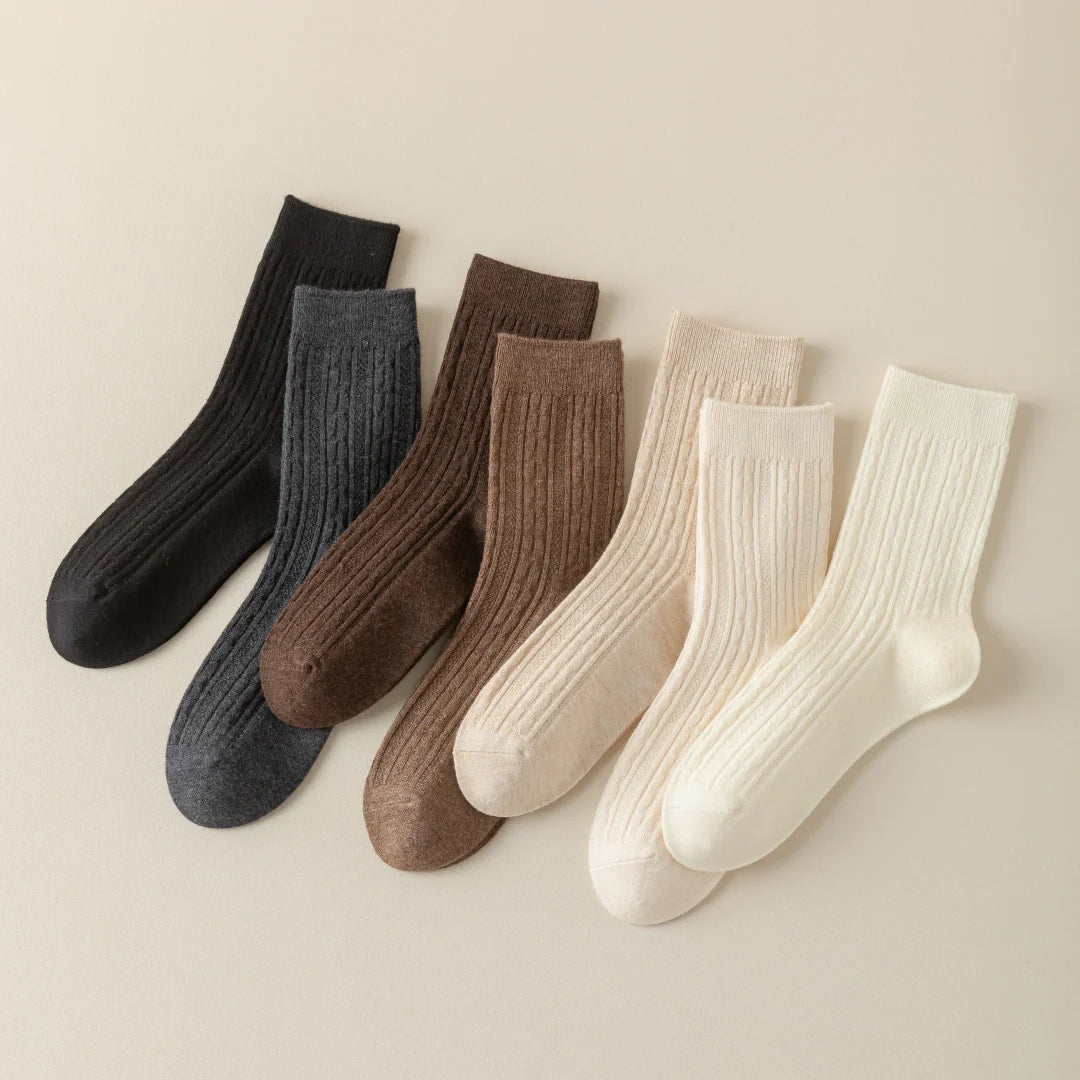 Vintage Cable Knit Crew