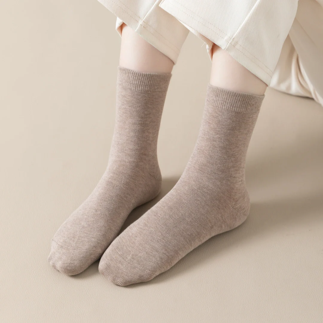 Smooth Knit Cotton Crew