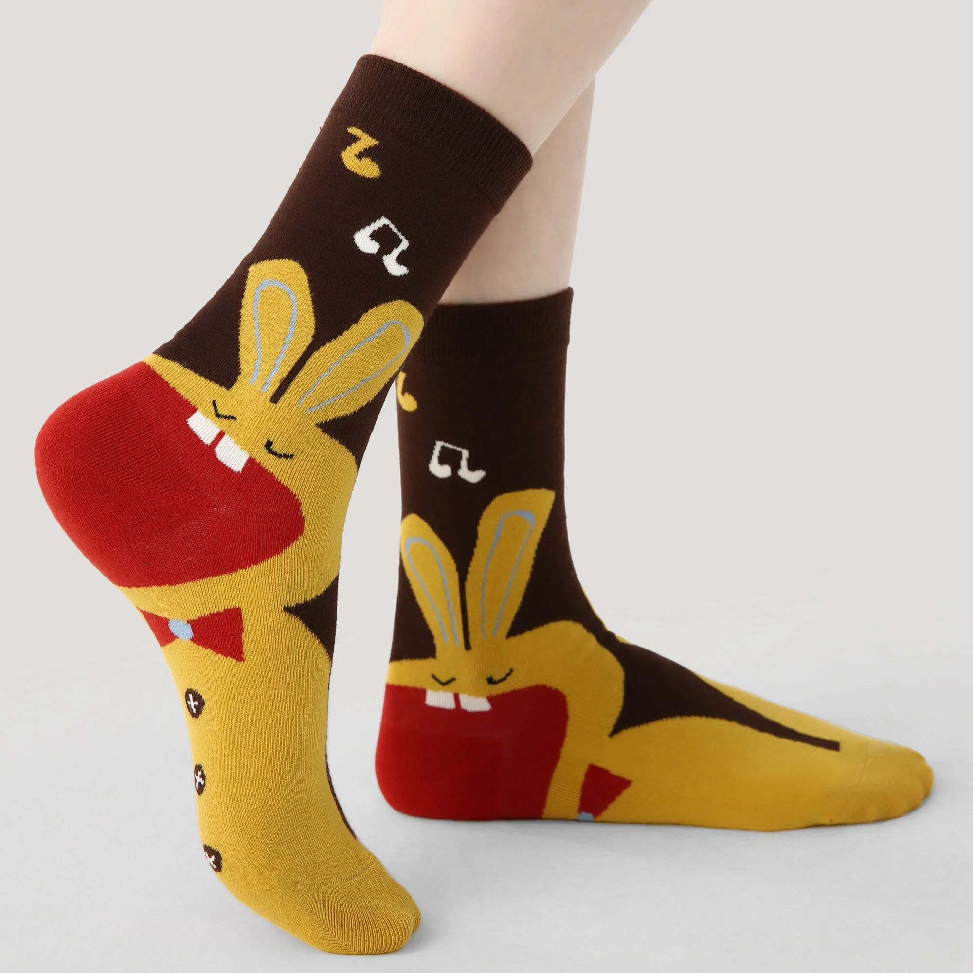 Playful Pop Art Bunny Crew 3-Pack