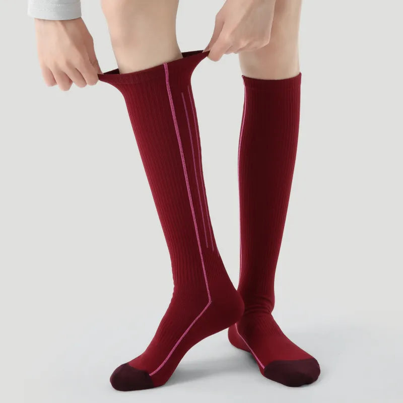 Micro-Compression Performance Knee-High - Maroon