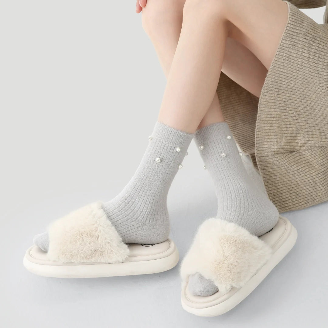 Bow & Pearl Plush Fuzzy 3-Pack