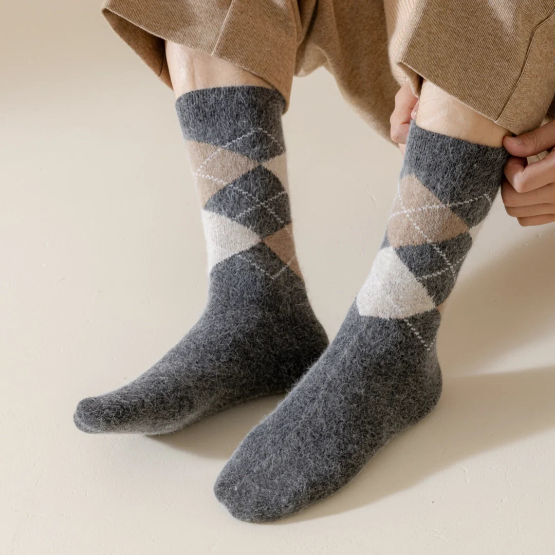 Rabbit Wool Argyle