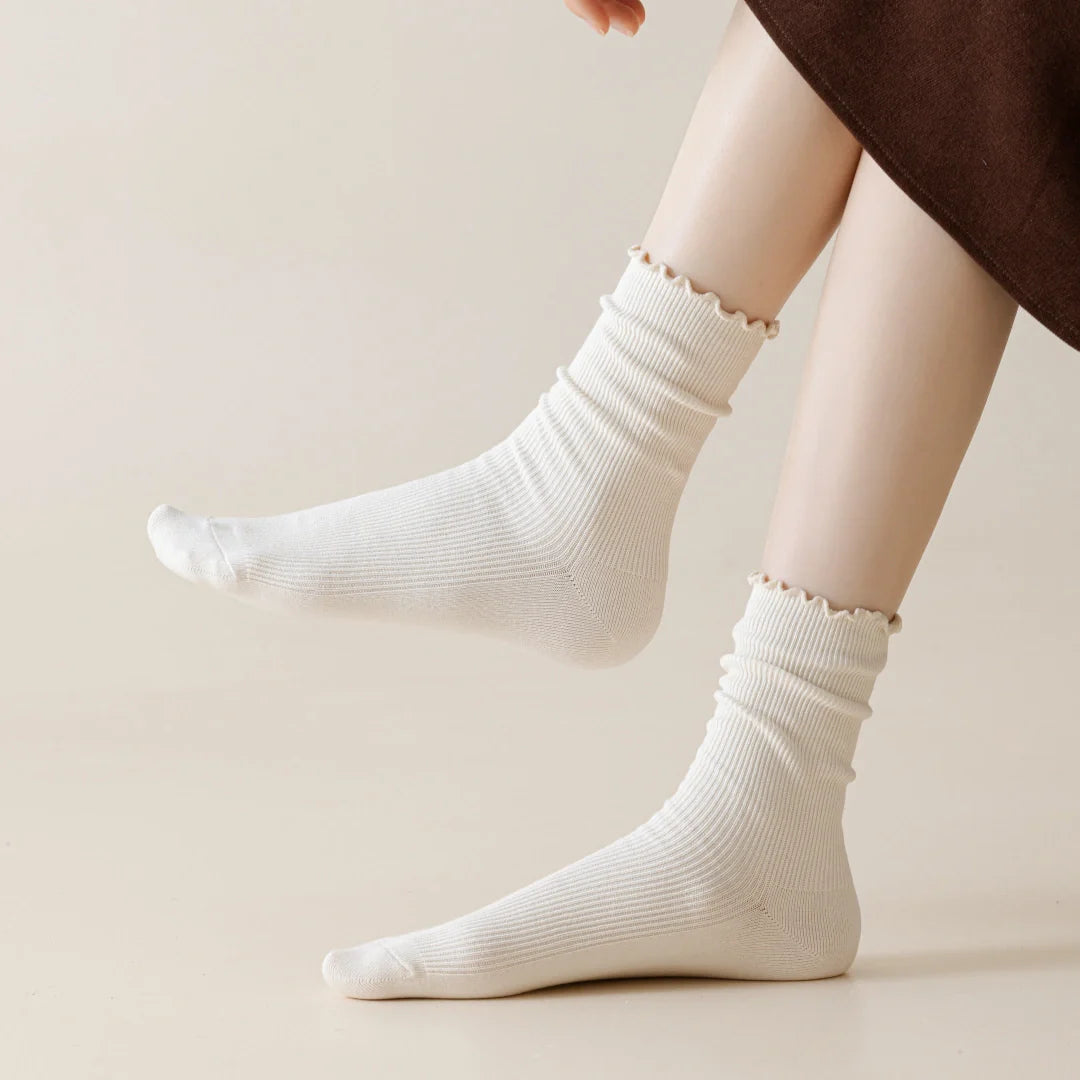 Lettuce Edge Cotton Crew