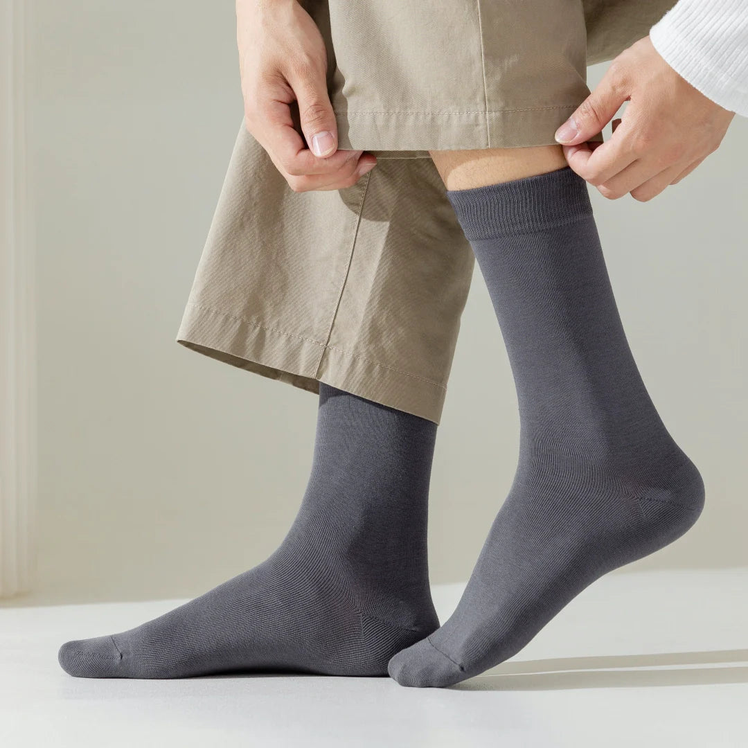Smooth Knit Cotton Socks