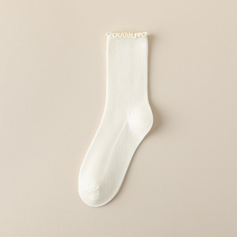 Lettuce Edge Cotton Crew